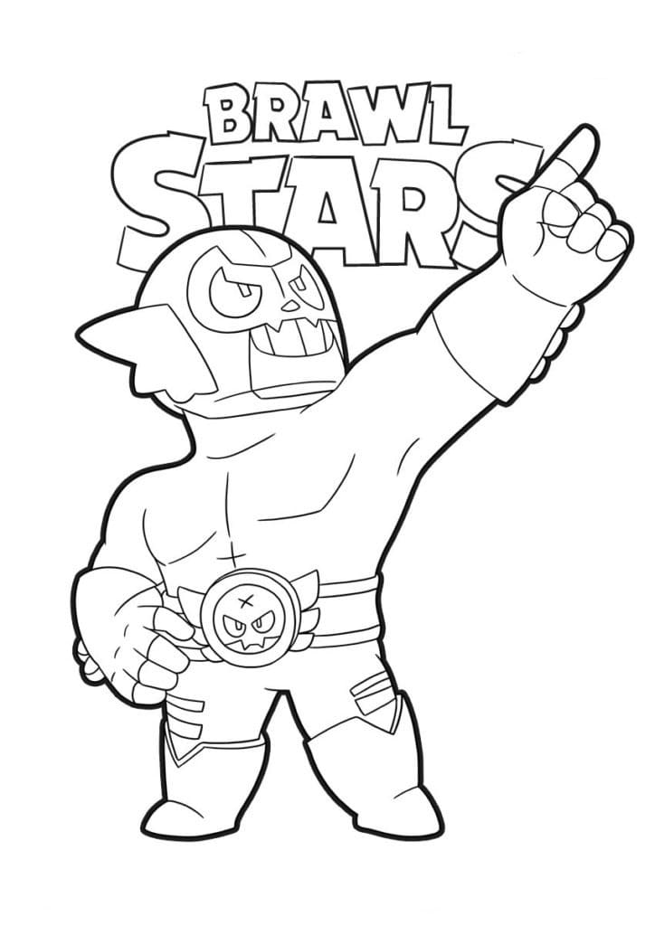 Brawl Stars kolorowanki